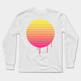 VHS Cassette Vaporwave Long Sleeve T-Shirt